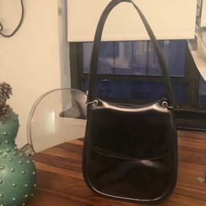 Luxury patent leather handbag by Suarez